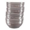 Jídelní miska 400 ml, sada 4 ks, šedá, keramika, Staub