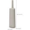 WC kartáč FLEX 360 70573 43 cm, ecru, plast, Joseph Joseph