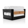 Kuchyňský organizér NORDIC KITCHEN 27 x 19 cm, černá, plast/bambus, Eva Solo