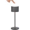 Přenosná stolní lampa FAROL MINI 19,5 cm, LED, gunmetal, hliník, Blomus