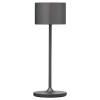 Přenosná stolní lampa FAROL MINI 19,5 cm, LED, gunmetal, hliník, Blomus