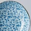 Jídelní miska BLUE DAISY 20 cm, hnědá, keramika, MIJ