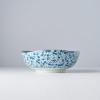 Jídelní miska BLUE DAISY 20 cm, hnědá, keramika, MIJ