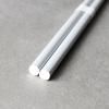 Jídelní hůlky 22,5 cm, šedá / bílá, bambus, MIJ