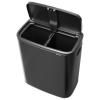 Dotykový odpadkový koš BO TOUCH BIN 2x 30 l, sebevědomě šedá, ocel, Brabantia