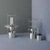 Lucerna EM 43 cm, stříbrná, nerezová ocel, Stelton