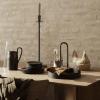 Servírovací podnos GRIB 28 cm, černá, železo, ferm LIVING