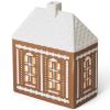 Svícen na čajovou svíčku GINGERBREAD LIGHTHOUSE 15,5 cm, hnědá, kamenina, Kähler