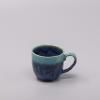 Hrnek COBALT & TEAL DRIP 250 ml, modrá, keramika, MIJ