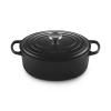 Kastrol SIGNATURE 29 cm, 4,7 l, oválný, SATIN BLACK, litina, Le Creuset