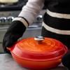 Chňapka 35 x 19 cm, černá, bavlna, Le Creuset