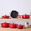 Kastrol SIGNATURE 29 cm, 4,7 l, oválný, CERISE, litina, Le Creuset