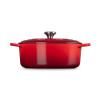 Kastrol SIGNATURE 29 cm, 4,7 l, oválný, CERISE, litina, Le Creuset