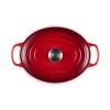 Kastrol SIGNATURE 29 cm, 4,7 l, oválný, CERISE, litina, Le Creuset