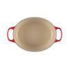 Kastrol SIGNATURE 29 cm, 4,7 l, oválný, CERISE, litina, Le Creuset