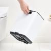 Pedálový odpadkový koš BO 7 l, bílá, ocel, Brabantia