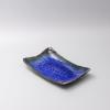 Servírovací talíř COBALT BLUE 26 x 16 cm, modrá, keramika, MIJ